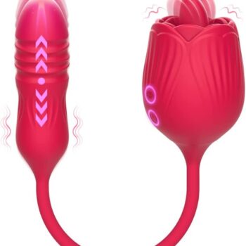 3 IN 1 Double-ended Rose Vibrator